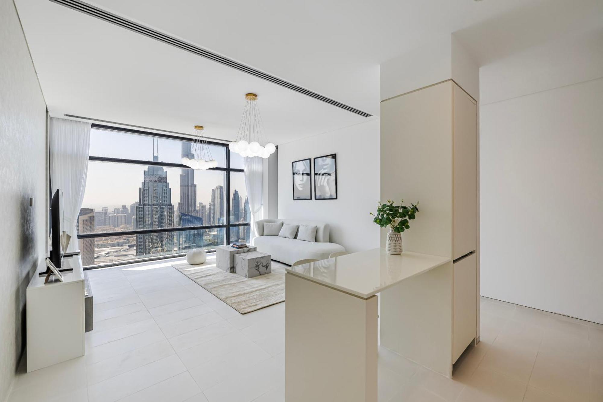 1Br Burj Khalifa View Index Tower Difc Daire Dubai Dış mekan fotoğraf