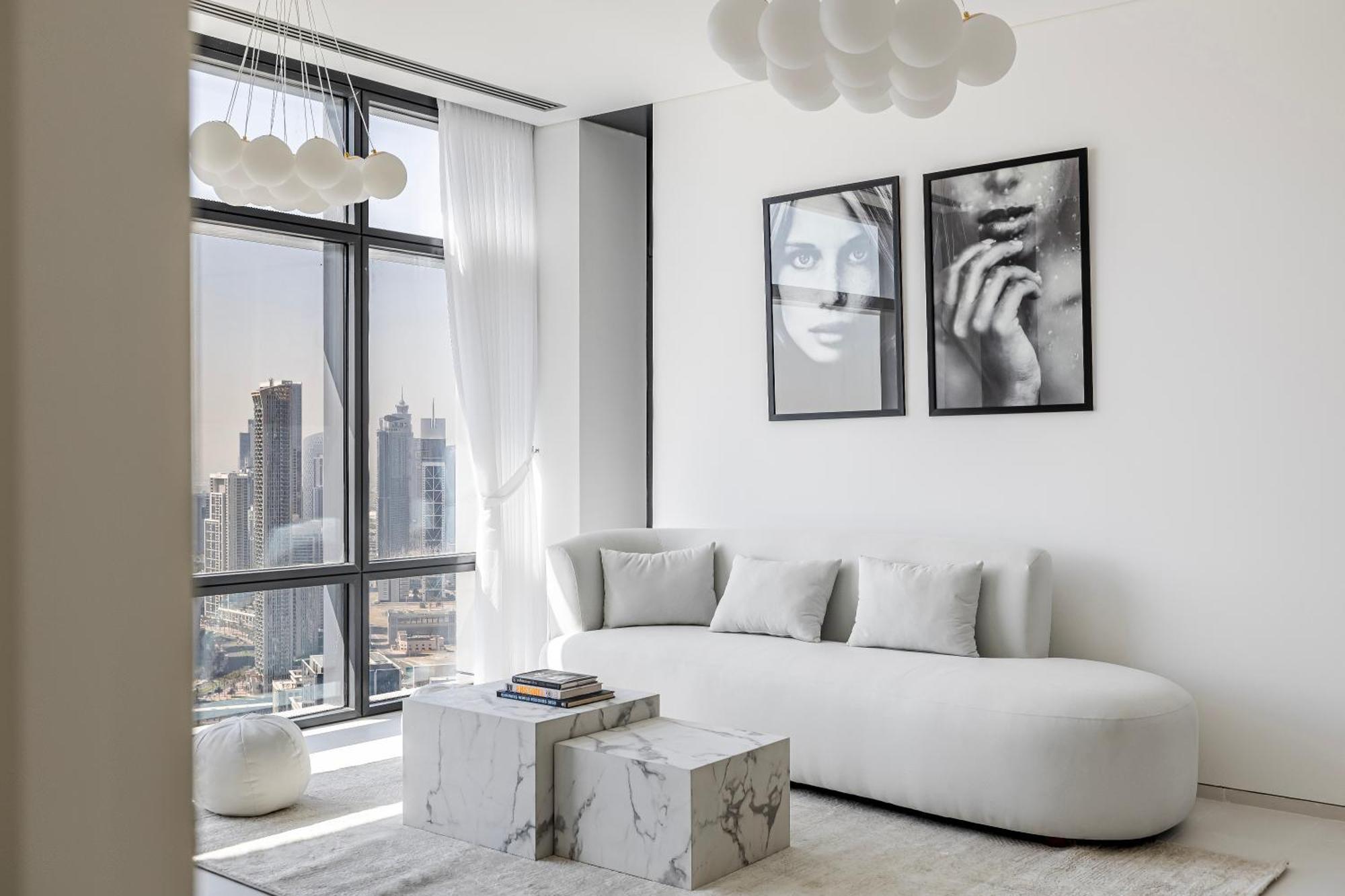 1Br Burj Khalifa View Index Tower Difc Daire Dubai Dış mekan fotoğraf